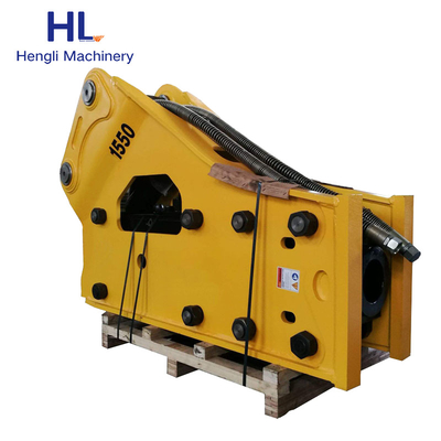 HL155 Búa thủy lực Loại im lặng Máy khoan phá đá thủy lực Búa cho máy xúc mini