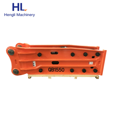 HL155 Búa thủy lực Loại im lặng Máy khoan phá đá thủy lực Búa cho máy xúc mini